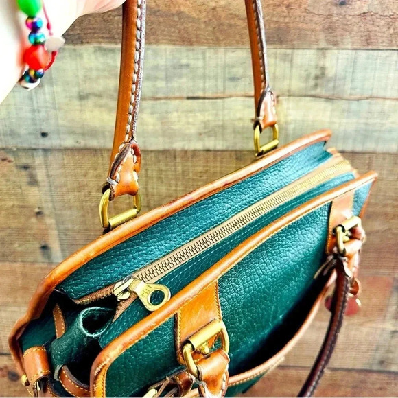 Dooney & Bourke Vintage Leather Satchel/Shoulder Bag - Picture 7 of 10